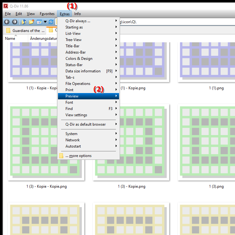 What does the preview function in File Explorer offer